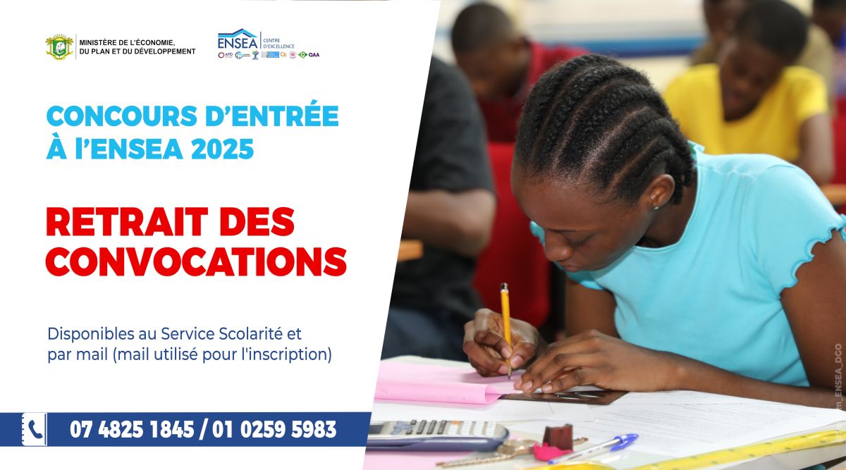Concours - Retrait des Convocations 2025